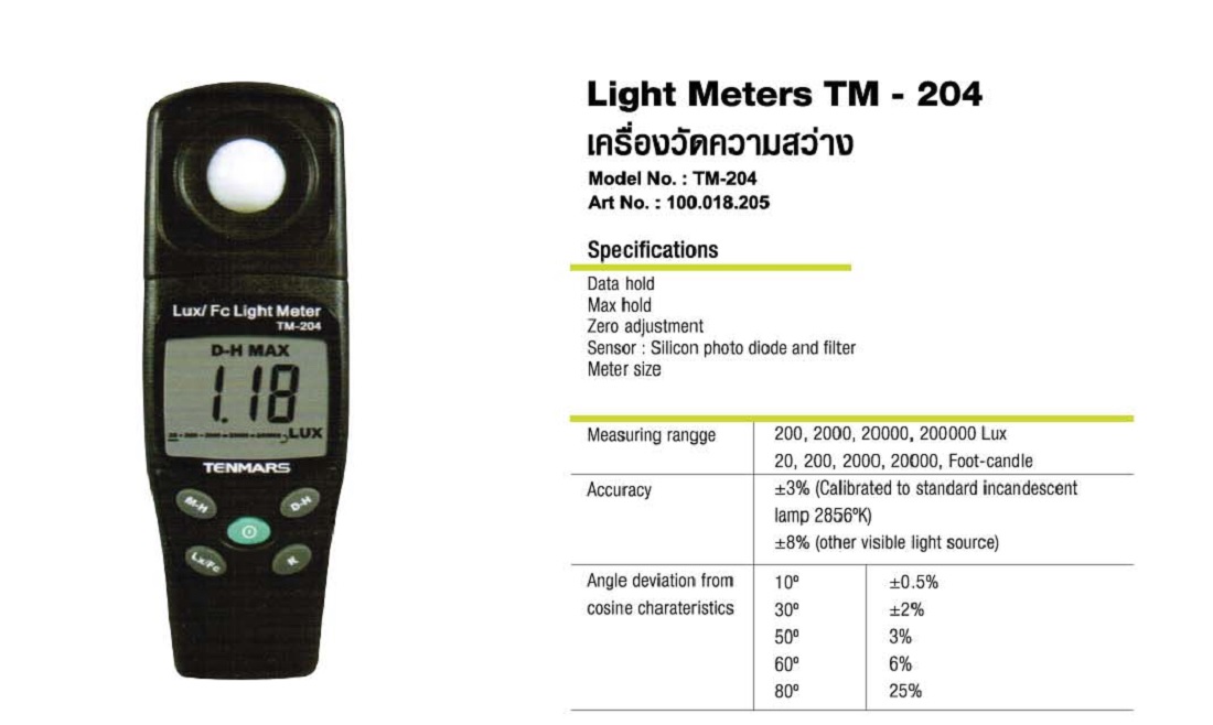 เครื่องวัดความสว่าง